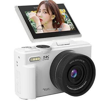 Amazon | AiMike 5K デジカメ スマホに送れる デジタルカメラ